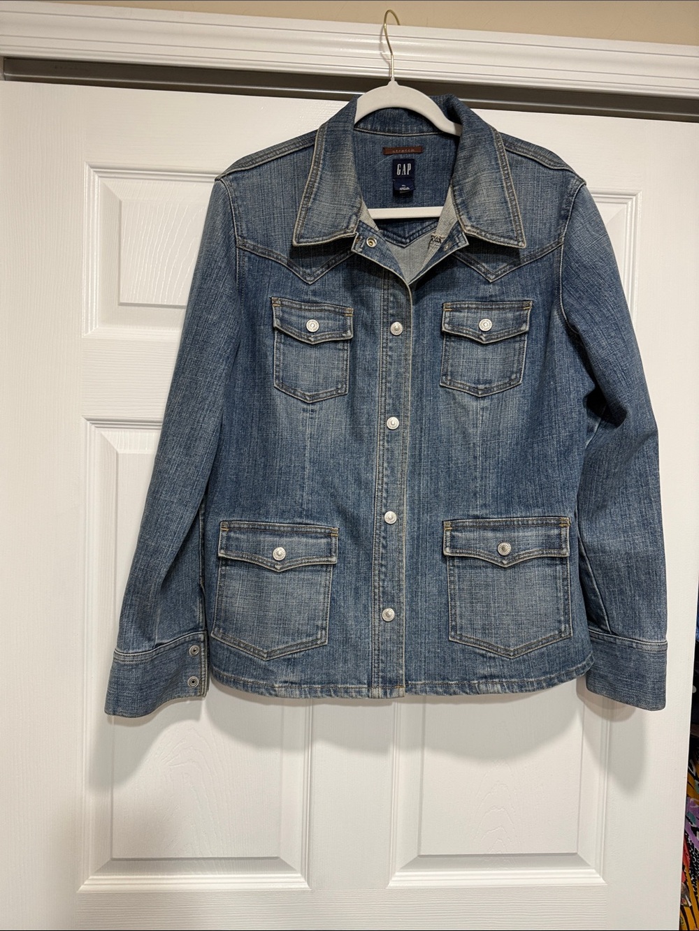 Gap Stretch Denim Jacket. Xl